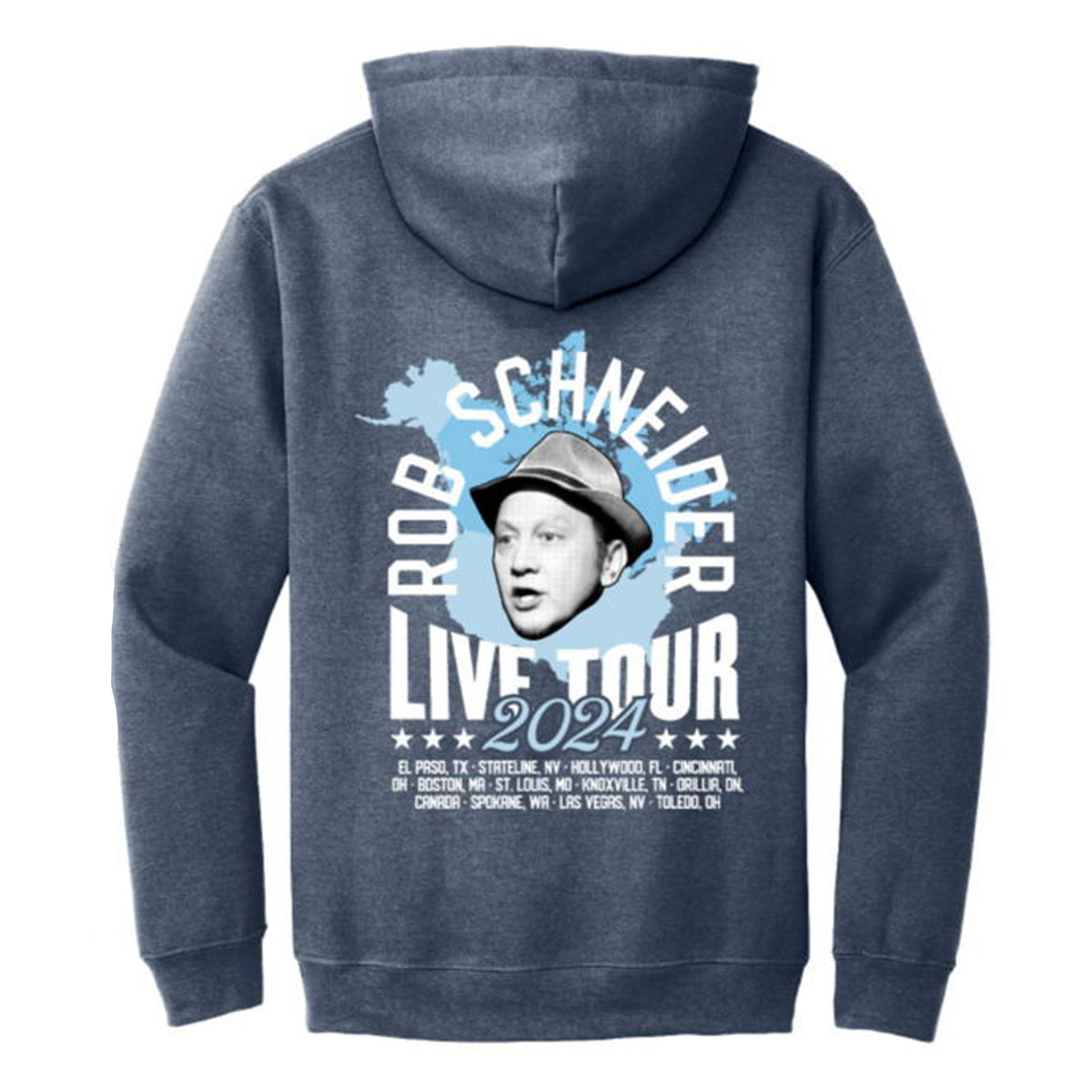 Rob Schneider Live Tour 2024 Hoodie